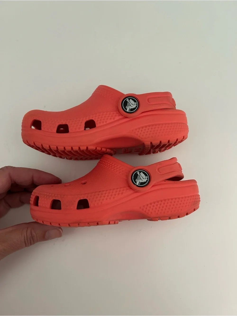 CROCS Classic Coral Clog Sandals Water Shoes Size 7